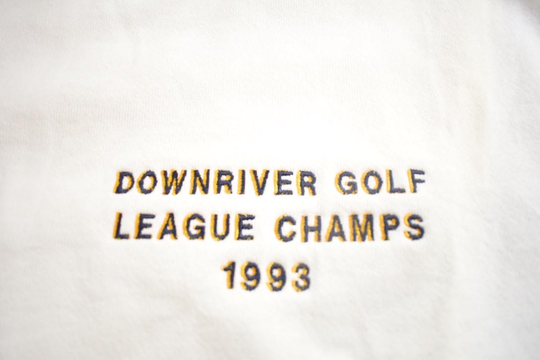 Vintage 1993 Downriver Golf League Souvenir Travel Crewneck Sweatshirt Made In USA