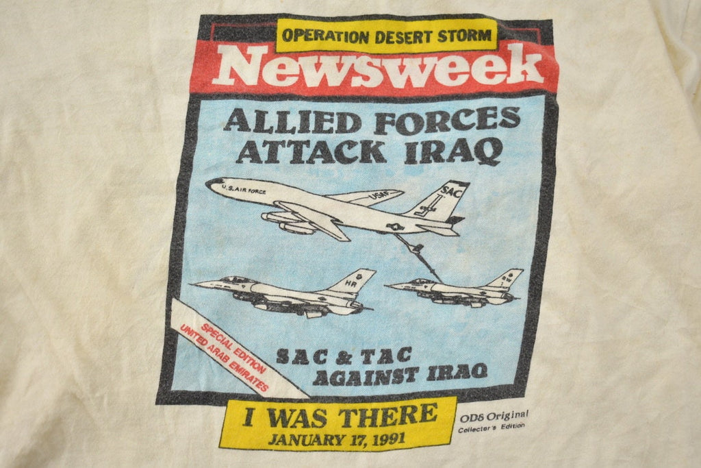 Vintage 1991 Operation Desert Storm Graphic T Shirt