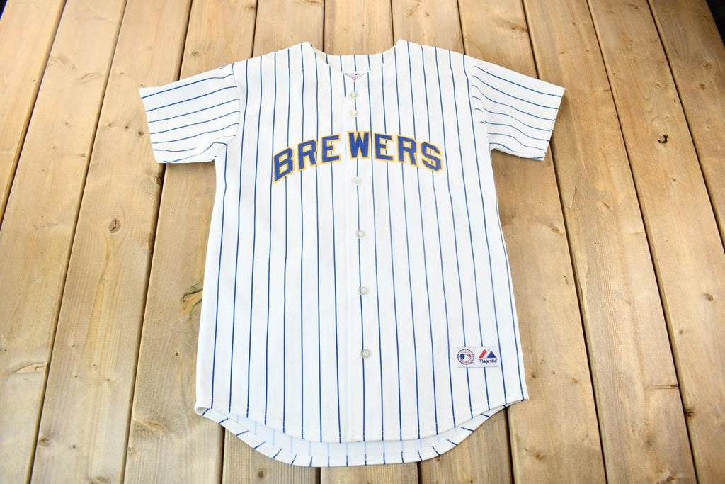 Vintage 1990s Milwaukee Brewers MLB Majestic Women's Baseball Jersey