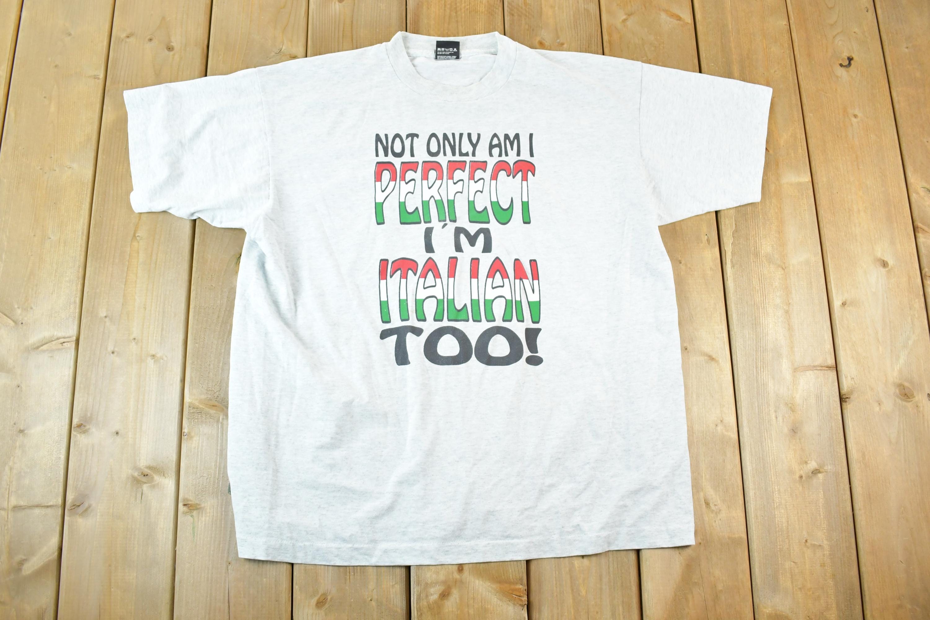 Vintage 1990s Screen Stars Best Perfect Italian Souvenir T-Shirt Mens XL