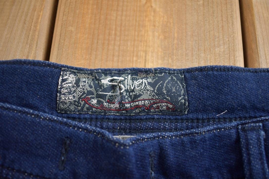 Vintage 2000s Silver Jeans Company Stretchy Glove Denim Pants Size 32x32