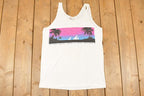 Vintage 1990s Great Barrier Reef Souvenir Surfing Tank Top Men's M