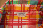 Vintage 1990s Adeiau Delafield Plaid Flannel Button Up Shirt