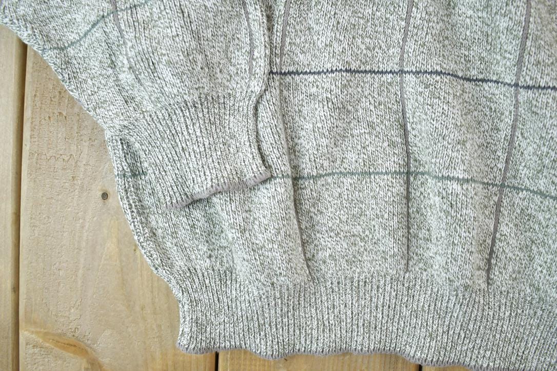 Vintage 1990s Sedgefield Knit Abstract Pattern Crewneck Sweater