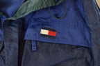 Vintage 1990s Tommy Hilfiger Full Zip Windbreaker Jacket Women's M  Embroidered  Streetwear  Vintage Tommy  90s Tommy  Cinched Waist