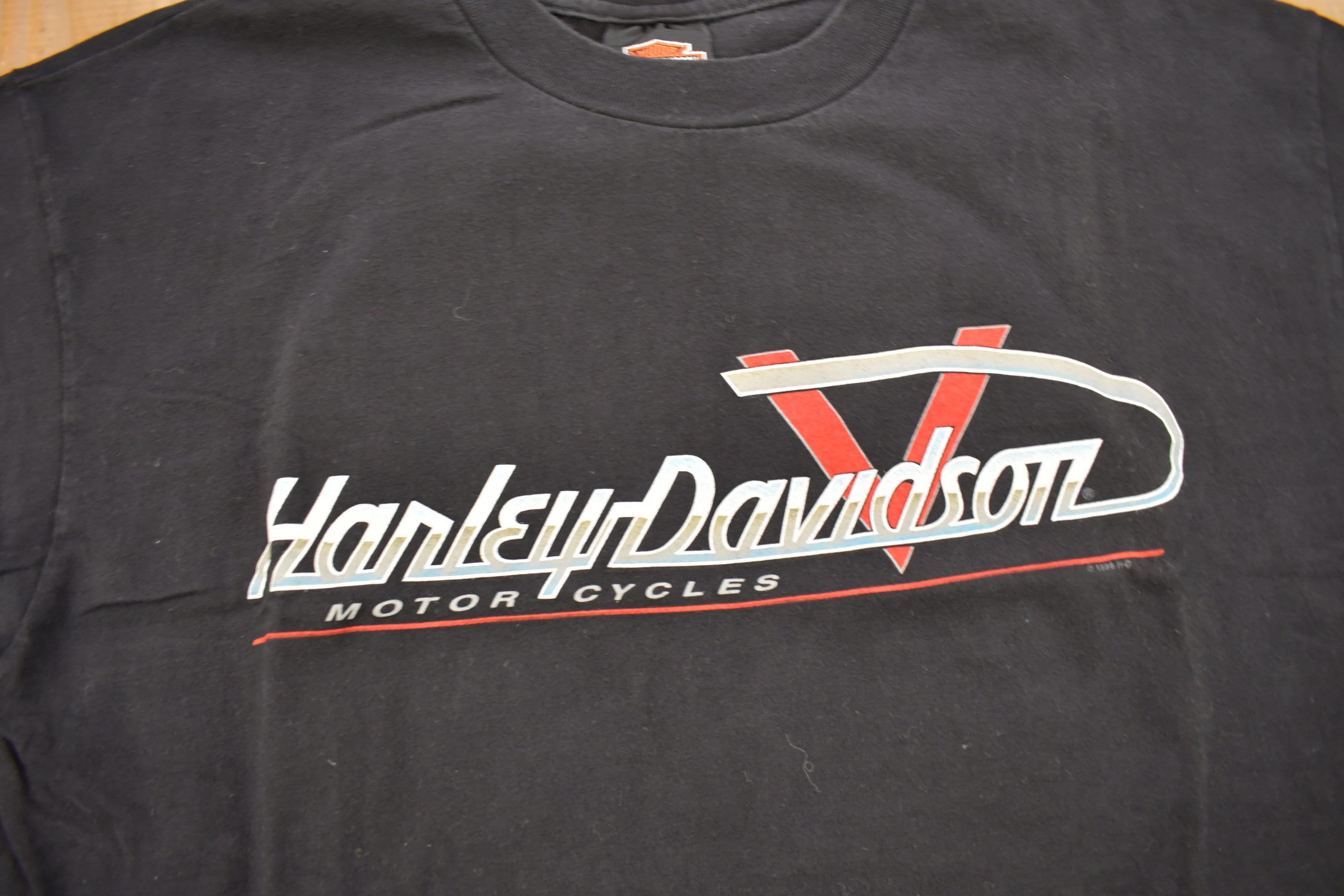 Vintage 1998 Harley Davidson Of Newfoundland Canada Bald Eagle T-Shirt
