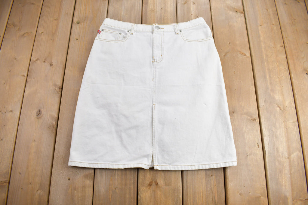 Vintage 1990s Polo Jeans Ralph Lauren Denim Skirt Size 32