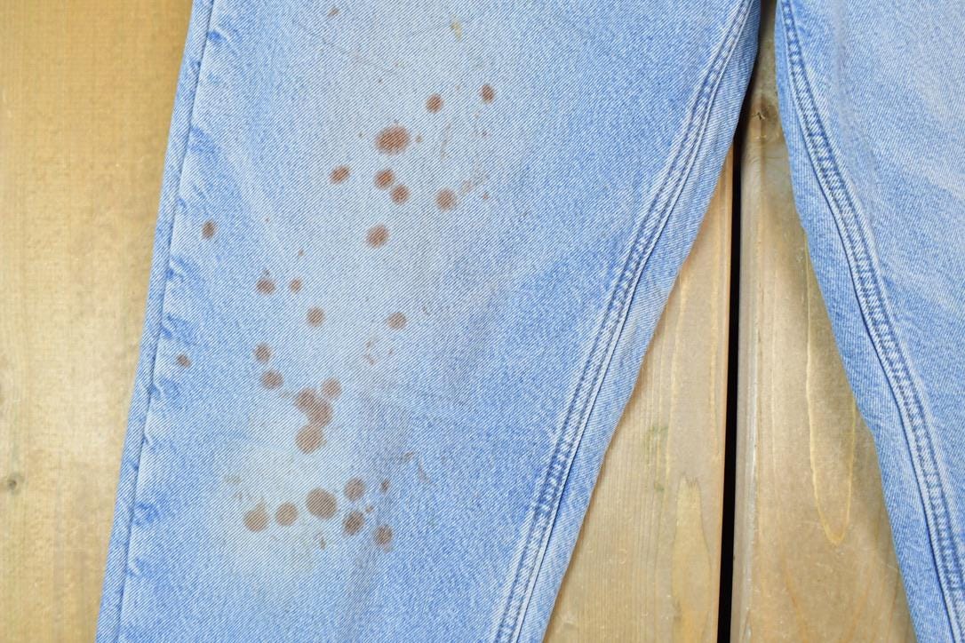 Vintage 1990s Carhartt Lined Work Denim Jeans Size 34 x 32