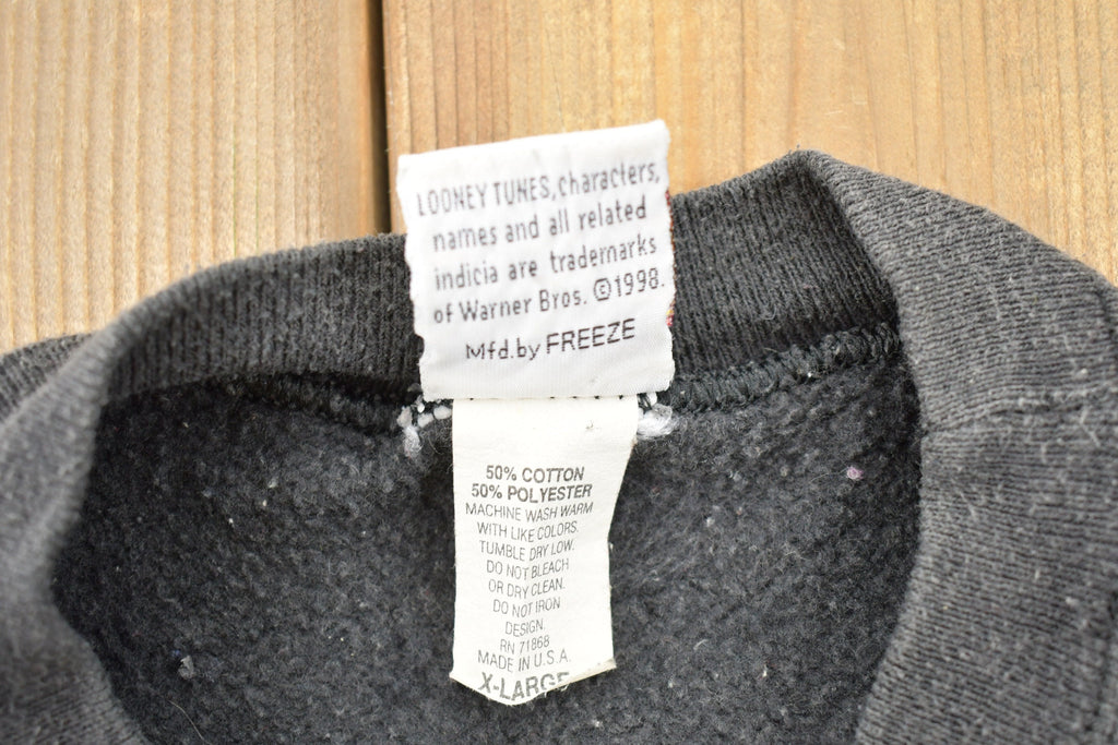 Vintage 1998 Marvin The Martian Looney Tunes Crewneck