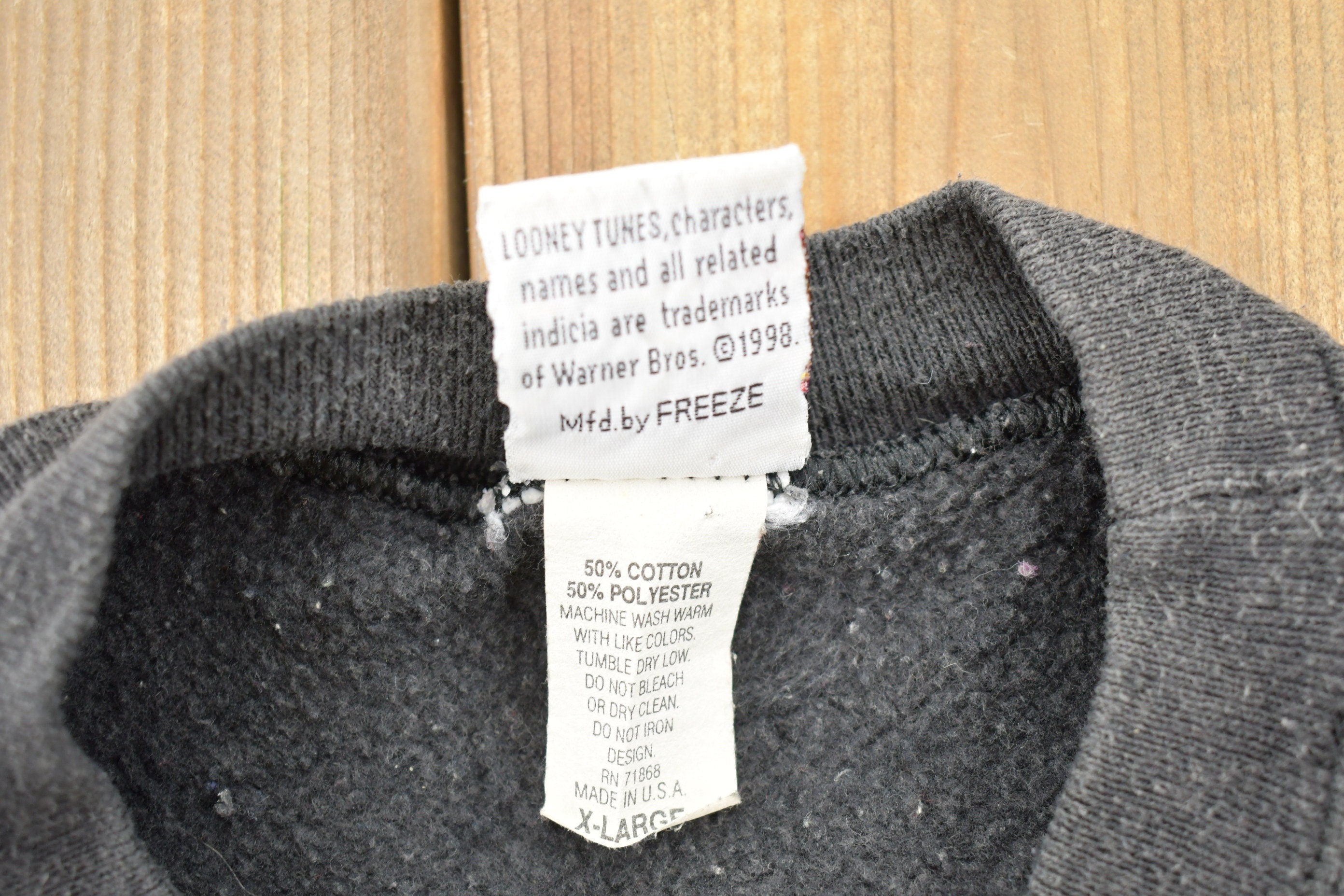 Vintage 1998 Marvin The Martian Looney Tunes Crewneck