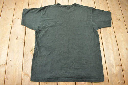 Vintage 1990s Batman Logo Graphic T-Shirt / 90s Graphic Tee / Single Stitch / Streetwear / DC Comics / Vintage Superhero / Made in USA