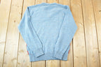 Vintage 1990s Jean Michaud Knit Abstract Pattern V Neck Sweater