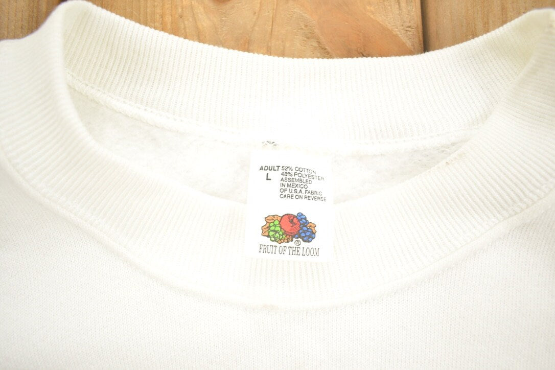 Vintage 1990s Forget Me Not Crewneck Sweatshirt