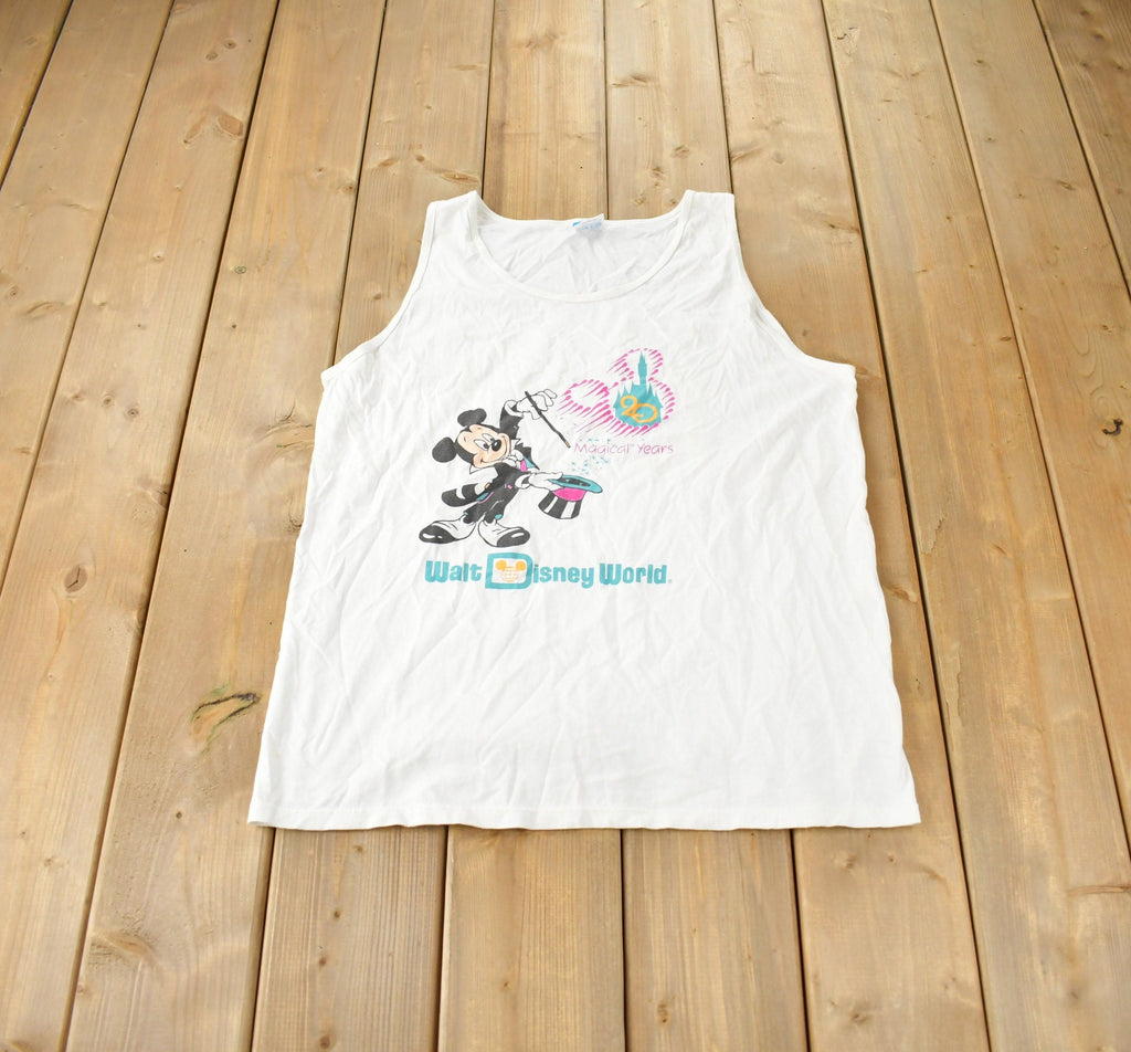 Vintage 1980s Walt Disney World Graphic Tank Top Made In USA