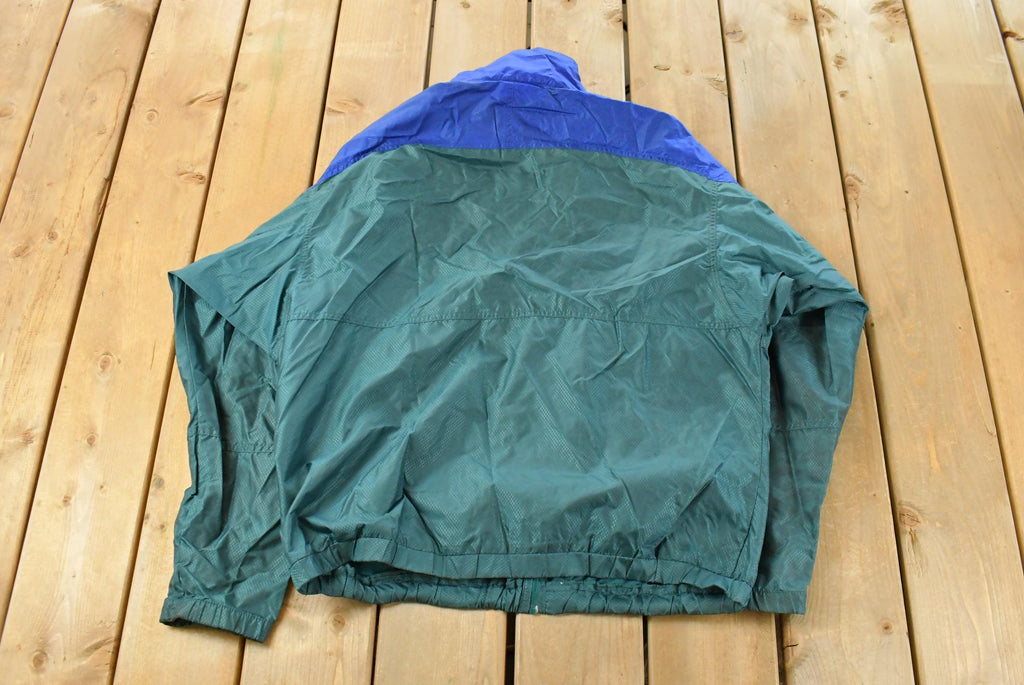 Vintage 1990s Columbia Sportswear Full Zip Windbreaker Jacket Men's Medium