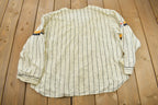 Vintage 1990s Pittsburgh Steelers NFL Graphic Pajama Shirt