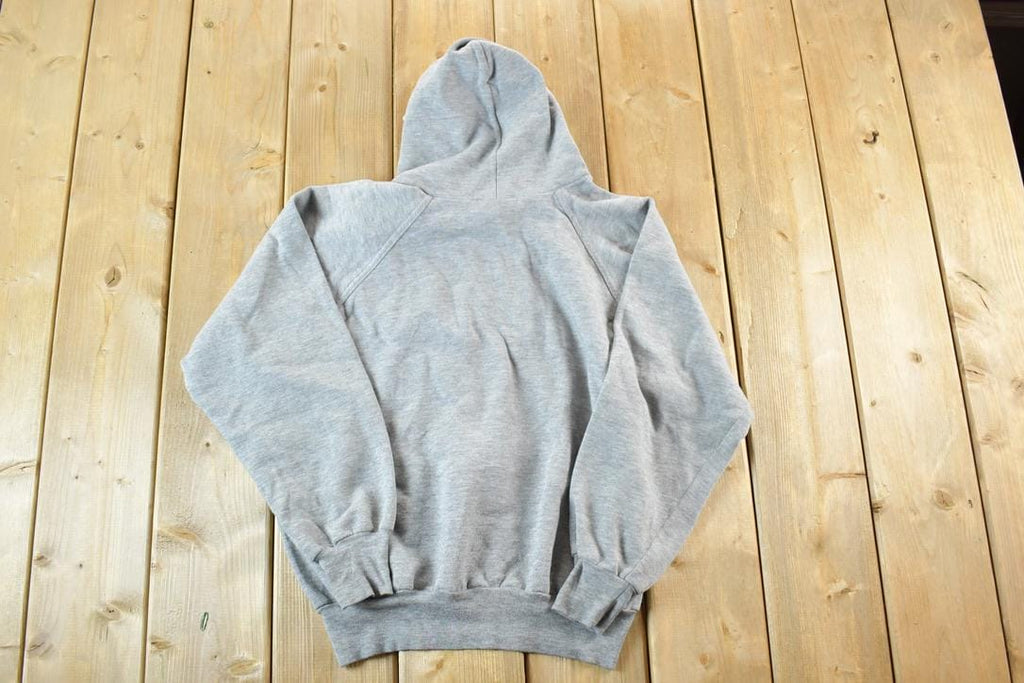 Vintage 1980s Red Deer College Hoodie Mens S