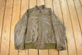 Vintage 1990s Echtes Leder German Leather Jacket Men's Medium