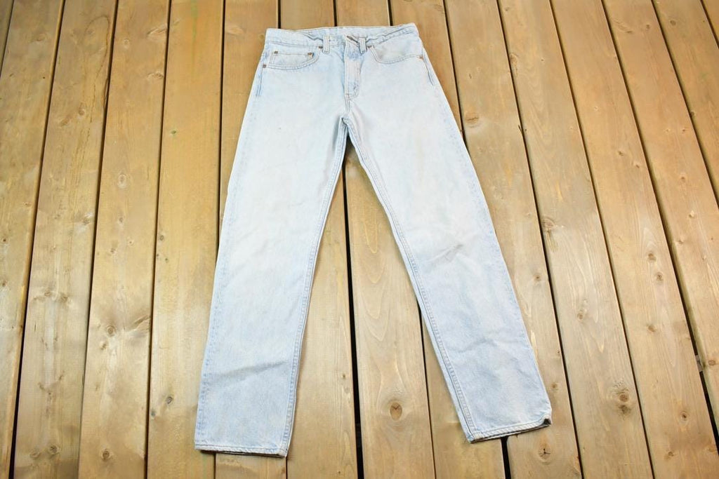 Vintage 1970s Levi Strauss 505 Red Tab Denim Jeans Size 31 x 32