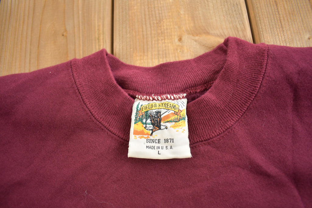 Vintage 1990s Town & Country Golf Embroidered Crewneck Sweatshirt Made In USA