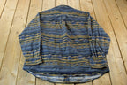 Vintage 2000s Western Pattern Button Down Flannel Shirt