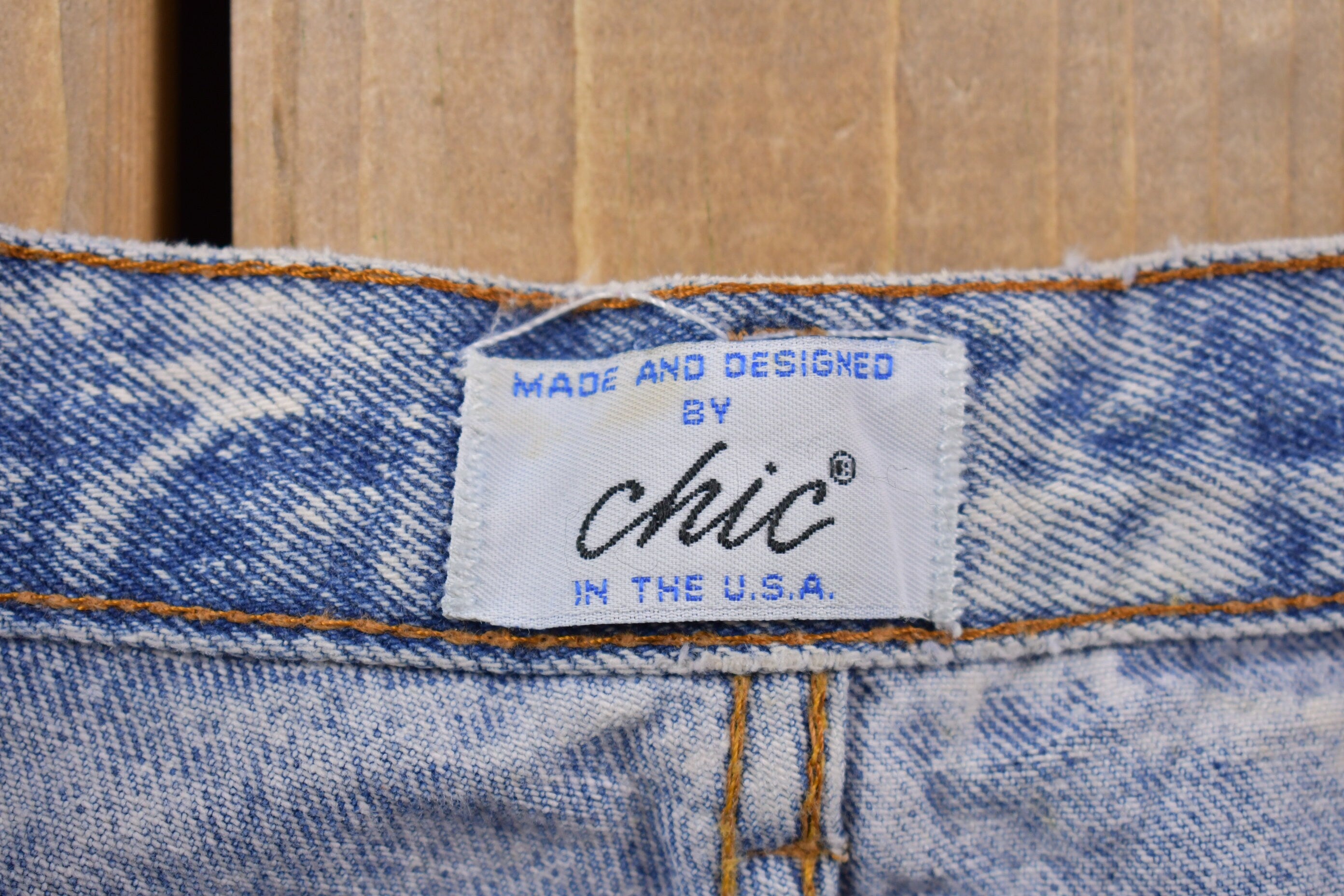 Vintage 1990's Chic Acid Wash Jeans 29 x 27