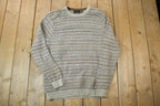 Vintage 1990s Bill Blass Knit Crewneck Sweater /