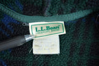 Vintage 1990s LL Bean T Snap Fleece Hoodie
