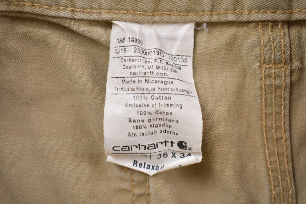 Vintage 1990s Carhartt Khaki Pants 36 x 32