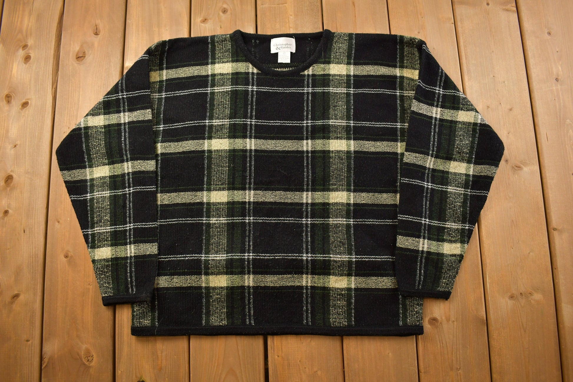 Vintage 1990s Christopher & Banks Knitted Crewneck Sweater