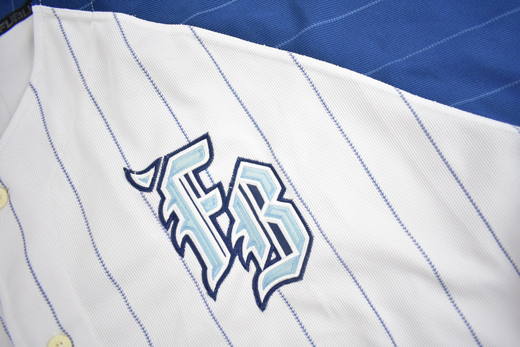 Vintage 1990s FUBU Pinstripe Baseball Jersey