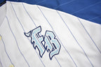 Vintage 1990s FUBU Pinstripe Baseball Jersey
