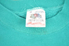 Vintage 1990 Floral Graphic Raglan Crewneck