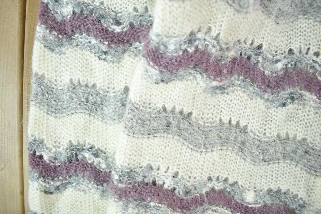 Vintage 1990s Chelsea Studio Mohair Knit Cardigan Sweater Women's S-M