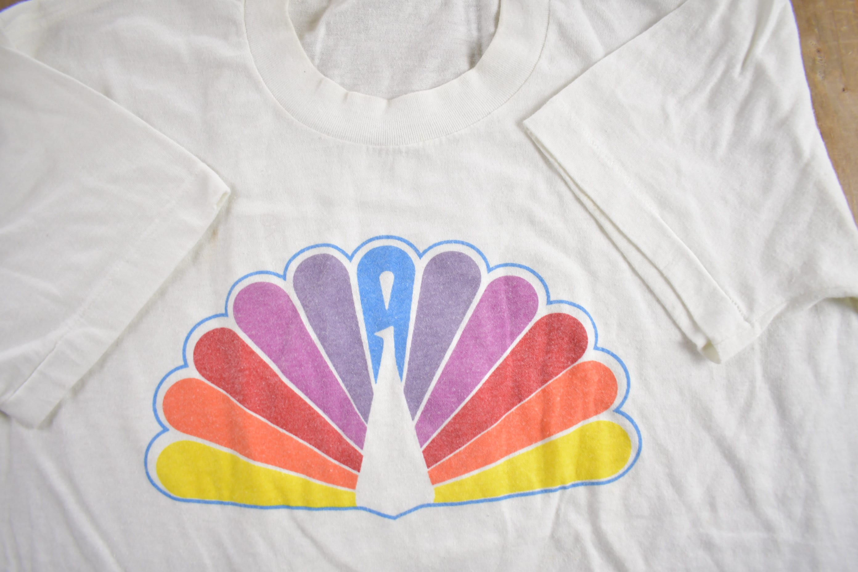 Vintage 1970s NBC News Graphic T-Shirt