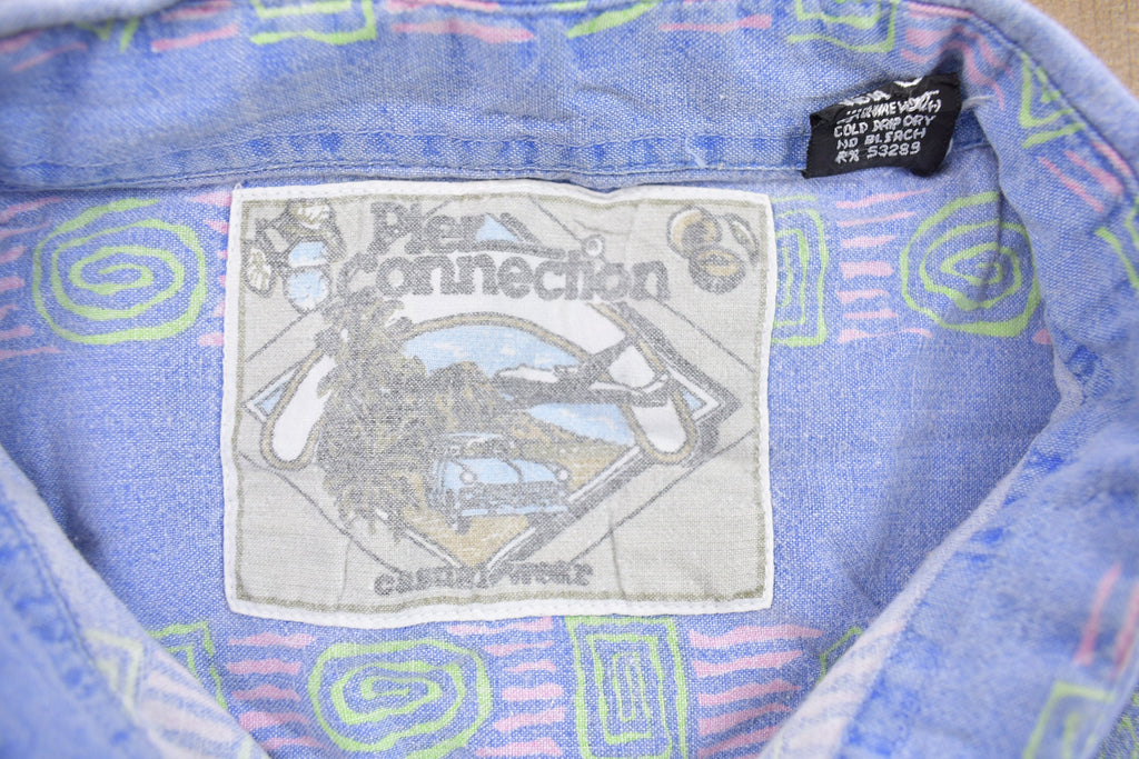 Vintage 1990s Pier Connection Short Sleeve Button Up Shirt