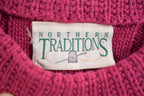 Vintage 1990s Northern Traditions Wool Cable Knit Sweater