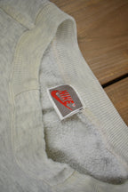 Vintage 1990s Nike Grey Tag Mini Logo Crewneck Sweatshirt