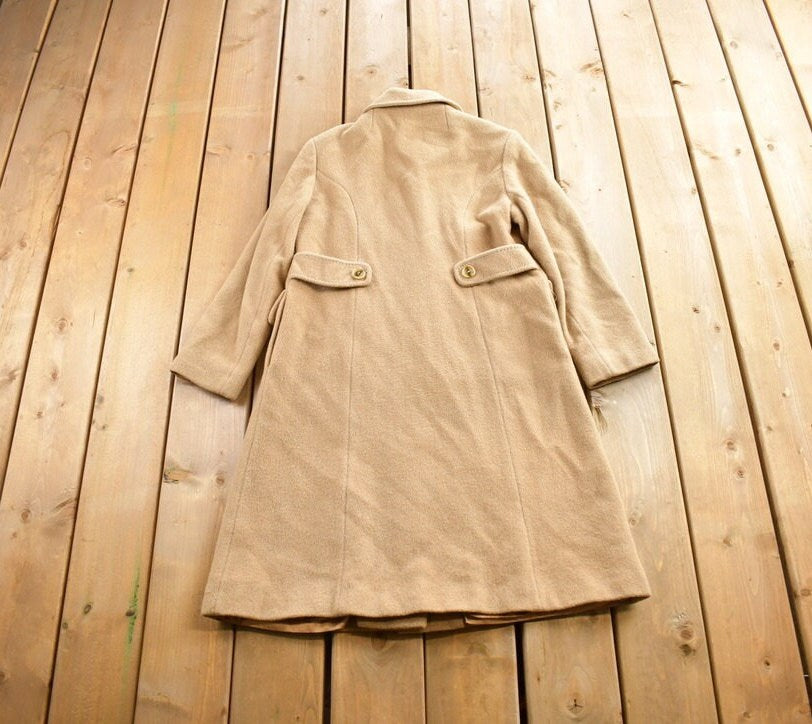 Vintage 1980s Warren Of Stafford 100% Wool Button Up Jacket