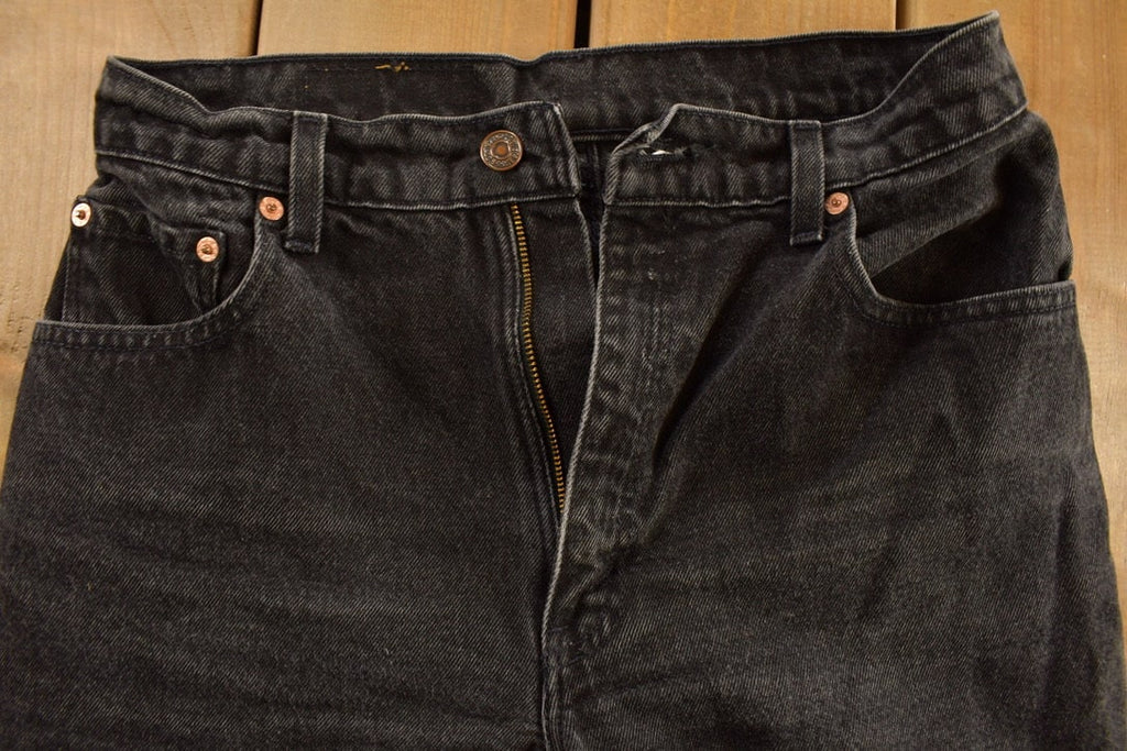 Vintage 1990s Levi's 551 Black Jeans Size 29 x 31.5