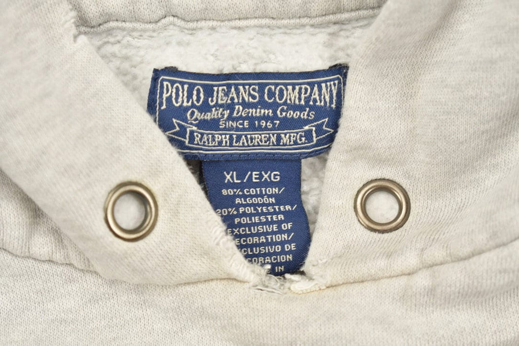 Vintage 1990s Ralph Lauren Polo Jeans Company Graphic Hoodie