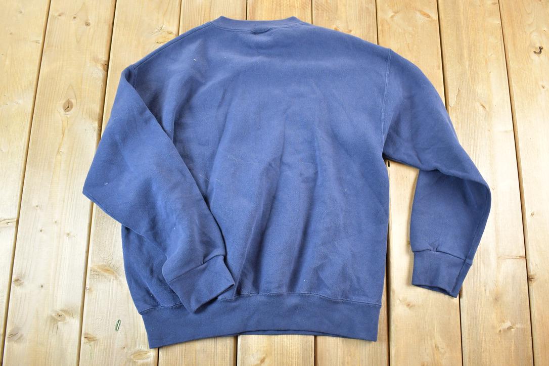 Vintage 1990s Pro Select Navy Crewneck Sweatshirt Mens M