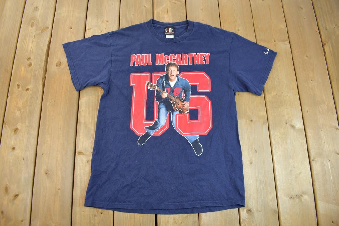 Vintage 2005 Paul McCartney US Concert Tour Band T-shirt
