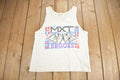Vintage 1990s MXT Brooks Cross Training Graphic Tank Top Shirt