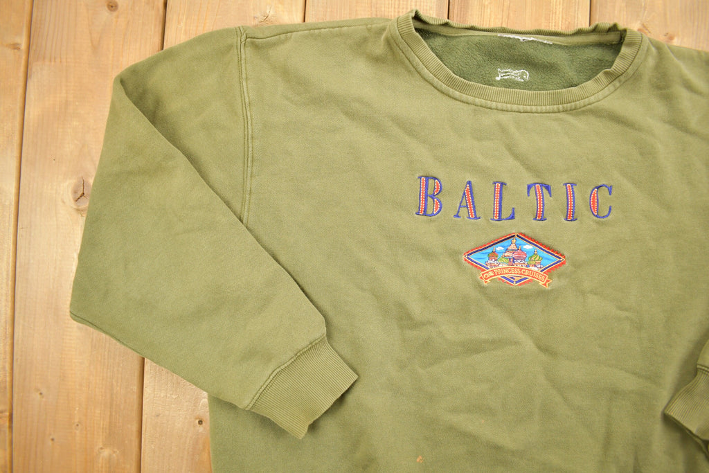 Vintage 1990s Baltic Embroidered Sweatshirt