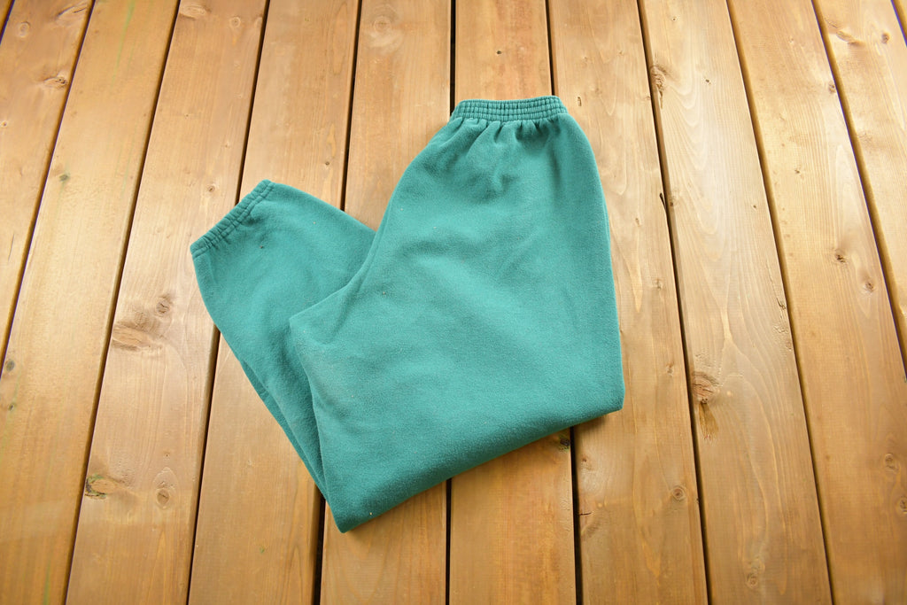 Vintage 1990s Tultex Turquoise Sweat Pants Size 1X