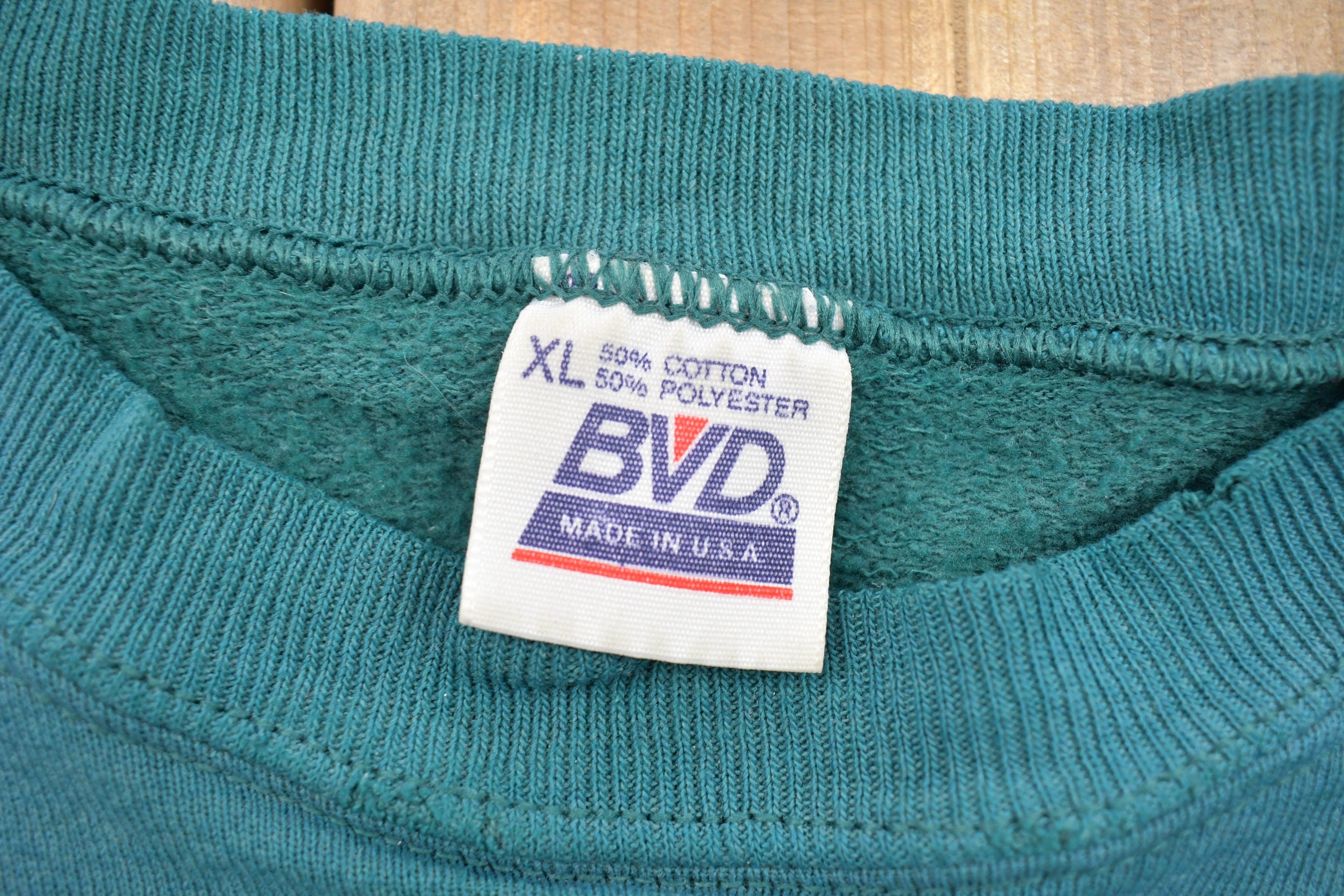 Vintage 1990s BVD Blank Crewneck Sweatshirt