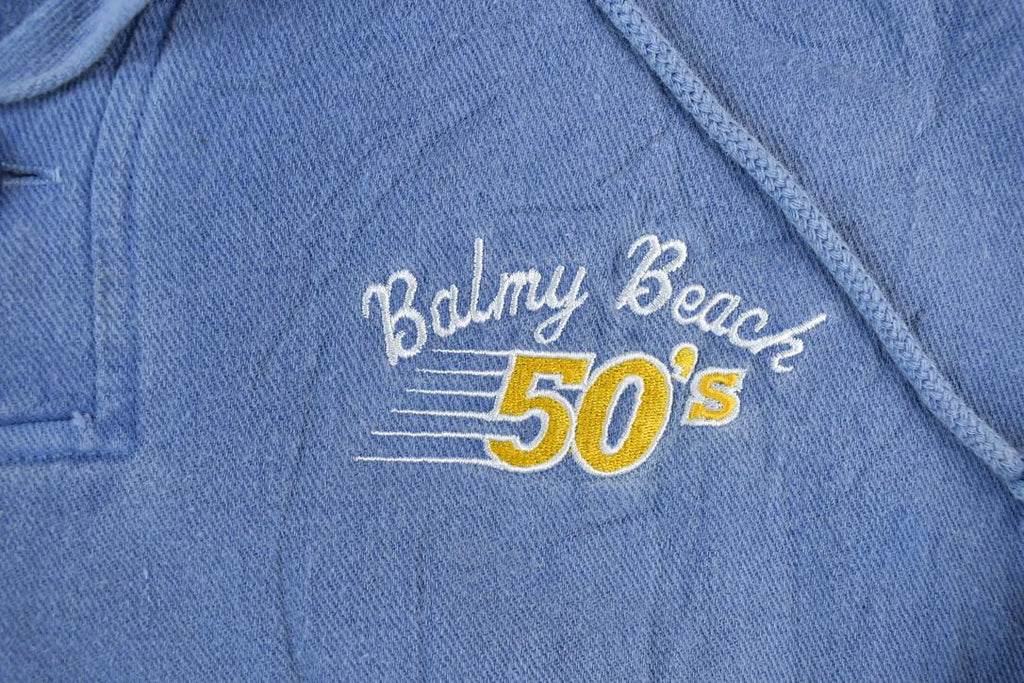 Vintage 1990s Balmy Beach 50's Mockneck Sweatshirt