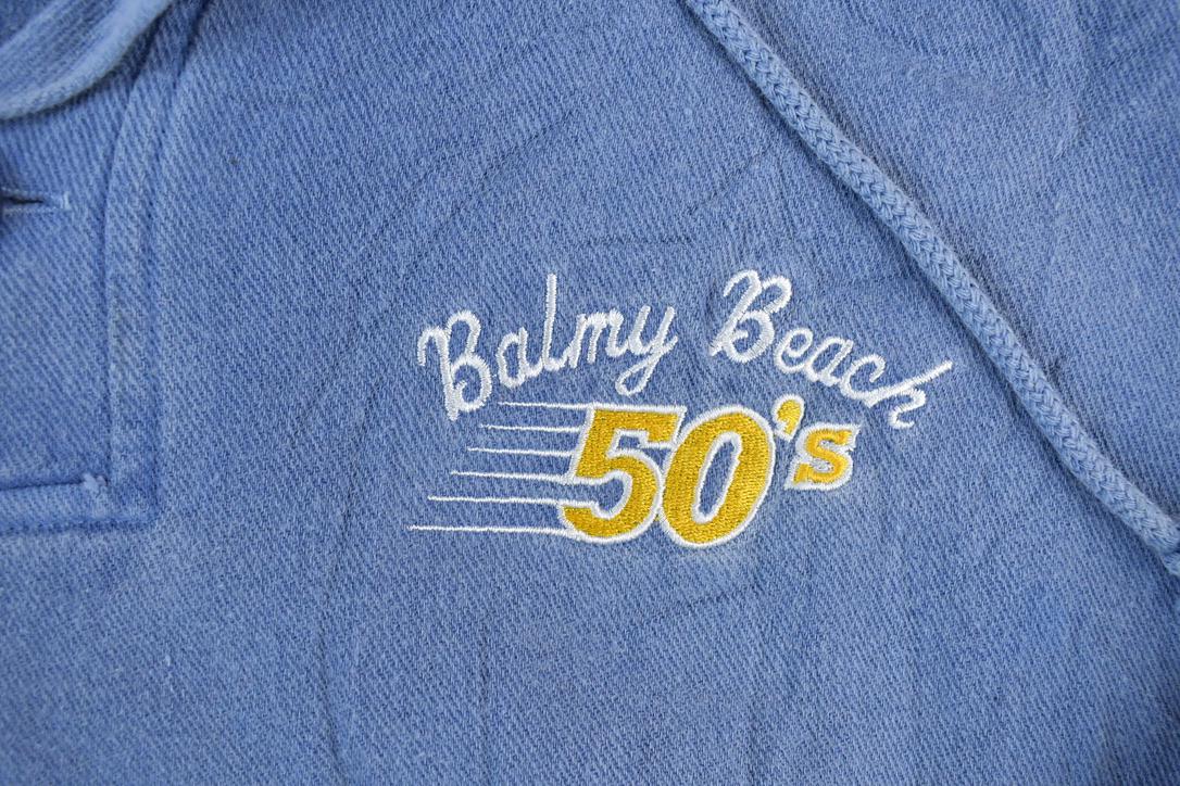 Vintage 1990s Balmy Beach 50's Mockneck Sweatshirt
