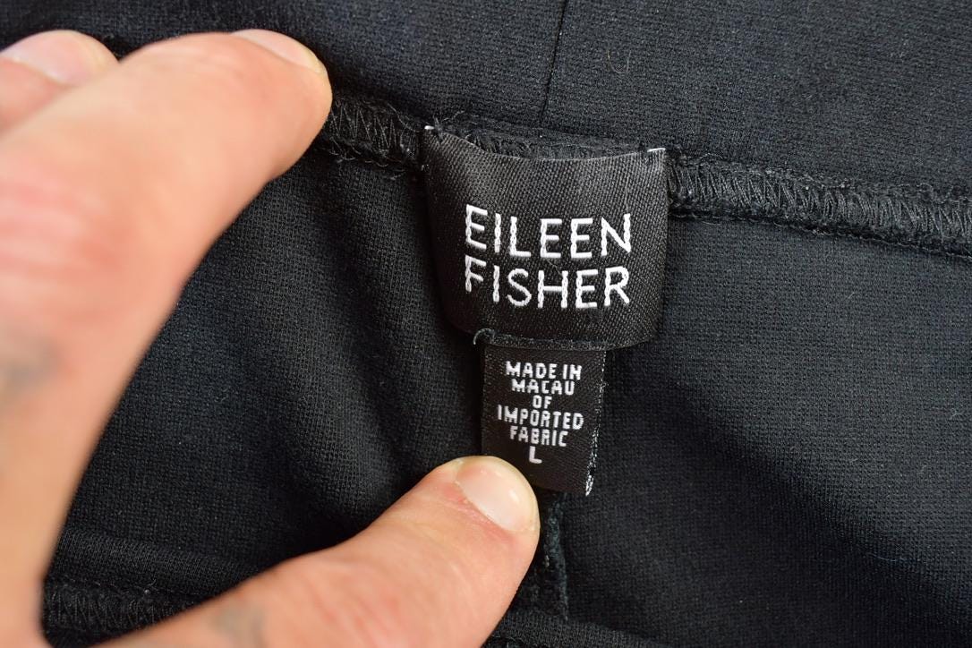 Vintage 1990s Eileen Fisher Track Pants Size Large
